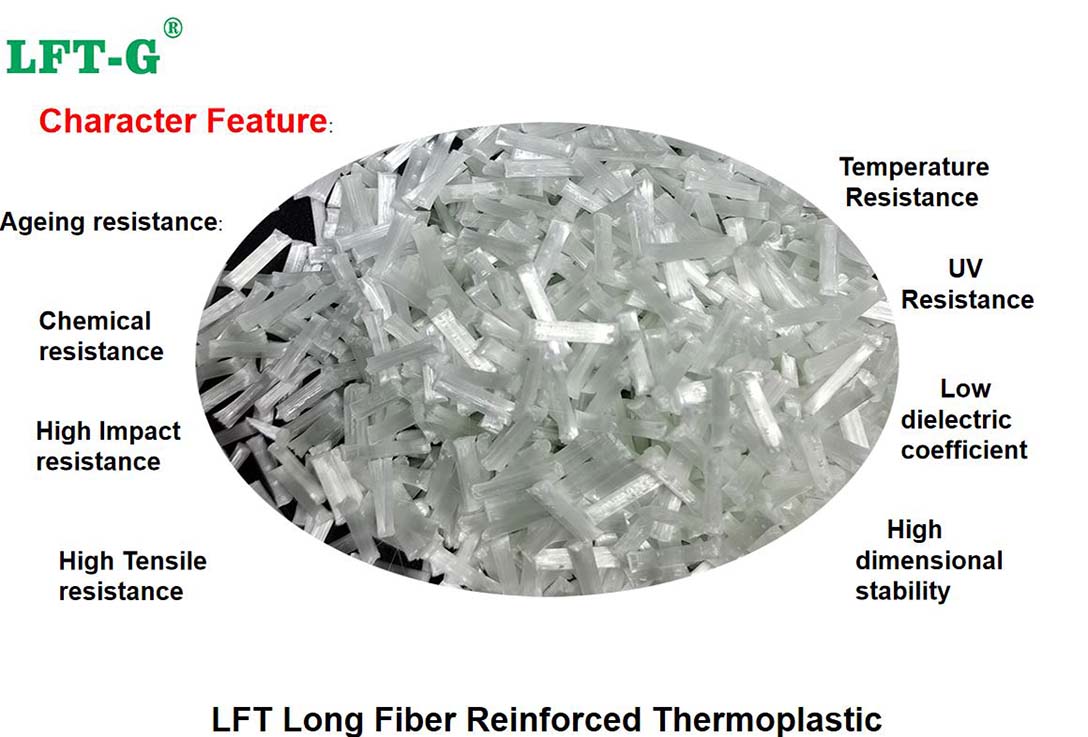 Polímero longo de fibra de vidro nylon66