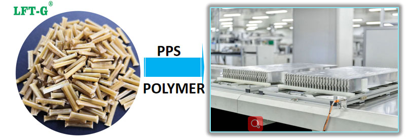 Polímero pps de fibra de vidro longa