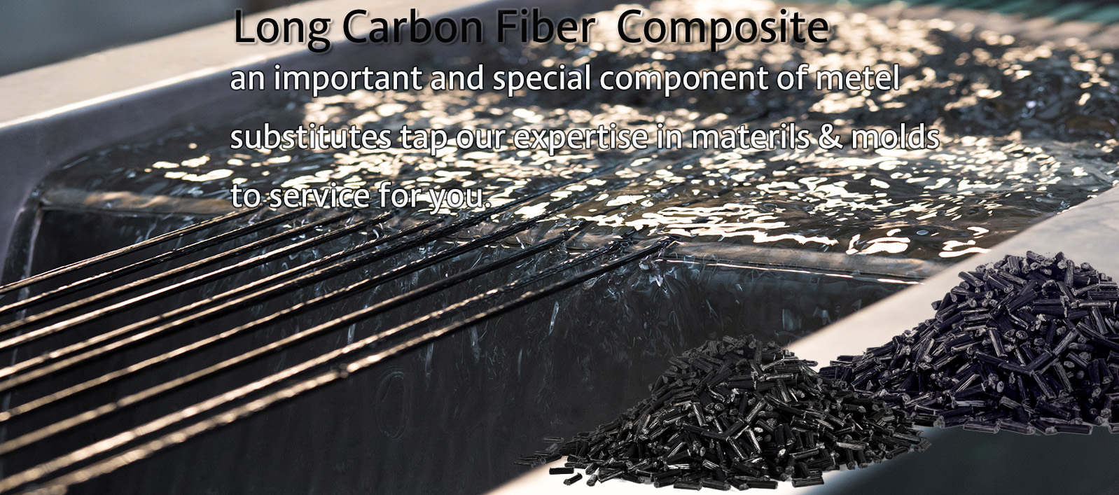 Long carbon fiber composites